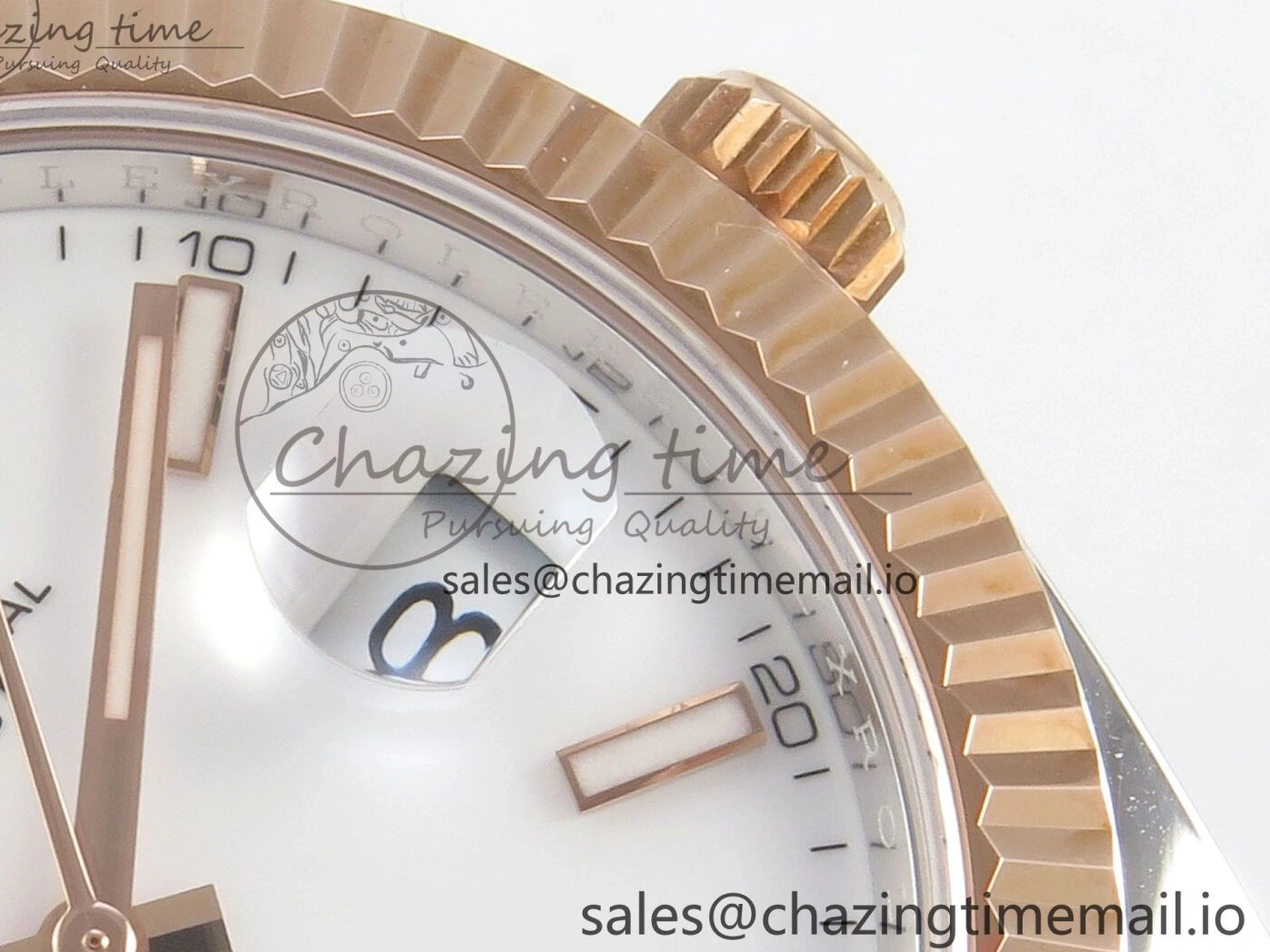 0520 DateJust 41 126331 SS RG ARF 1:1 Best Edition White Stick Dial on Jubilee Bracelet SH3235 (Weighted) StreetReady 199